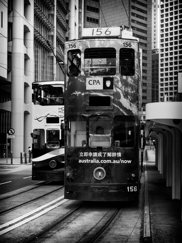 Hong Kong trams in Central District