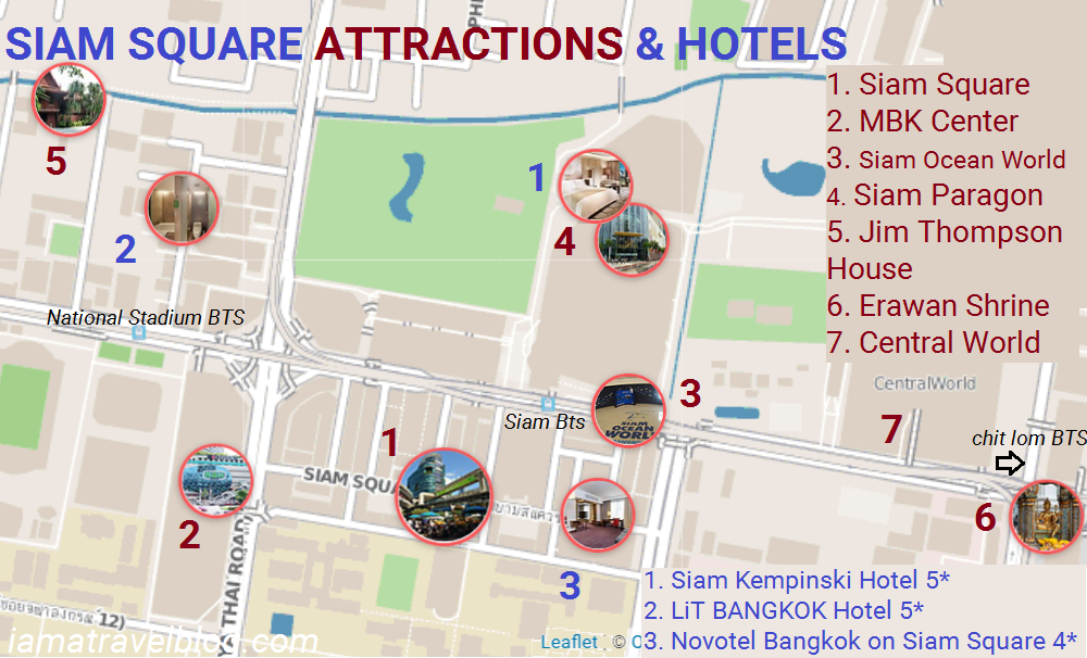 Hot spots in Siam square + my top 3 hotel picks